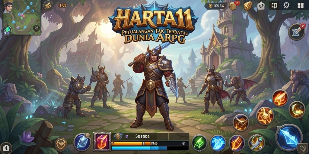 Tampilan gameplay HARTA11 yang penuh aksi dan strategi.
