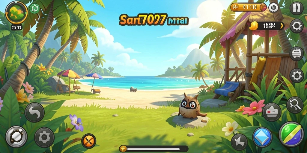 Gambar gameplay PT707 yang penuh warna dan mengasyikkan.